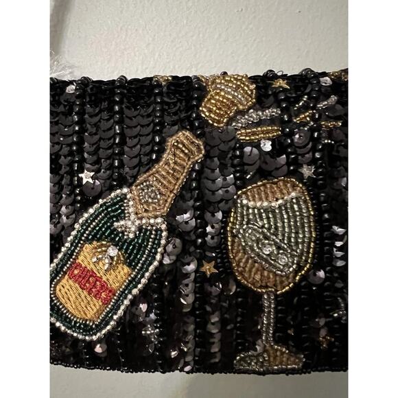 New Release From India to You Celebration New Year Champagne Beaded Bag Viral - Picture 6 of 6